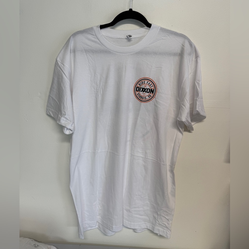 Dixxon Flannel STURGIS RIDE FAST CORPO T-SHIRT. Men’s White Tee- New 3XL